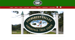 Desktop Screenshot of evergreenvalleychristmastrees.com